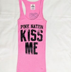 VS PINK Kiss Me One In a Million Tank